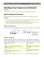 Preview for 22 page of Axis NETWORK CAMERA 2100 User Manual