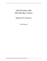 Axis OfficeBasic Parallel User Manual предпросмотр