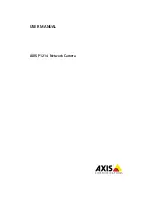 Axis P1214 User Manual предпросмотр