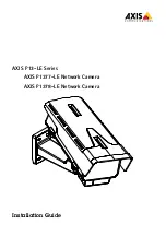 Axis P13-LE Series Installation Manual предпросмотр