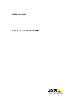 Axis P1355-E User Manual preview