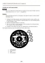 Предварительный просмотр 66 страницы Axis P3364-LVE Installation Manual