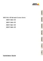 Axis P3364-VE Installation Manual preview