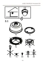 Предварительный просмотр 13 страницы Axis P3807-PVE Installation Manual