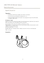 Предварительный просмотр 3 страницы Axis P3935-LR Repainting Instructions