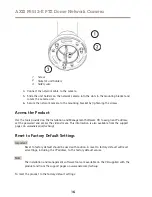 Preview for 16 page of Axis P5512/-E PTZ Installation Manual