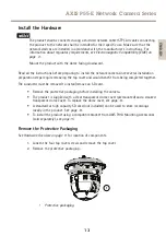 Preview for 13 page of Axis P5514-E Series Installation Manual