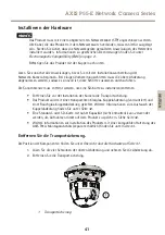 Preview for 41 page of Axis P5514-E Series Installation Manual