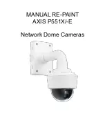 Axis P551X SERIES Manual Re-Paint предпросмотр