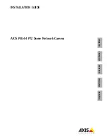 Axis P5544 PTZ Installation Manual предпросмотр