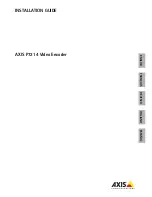 Axis P7214 Installation Manual предпросмотр