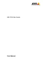 Axis P7316 User Manual предпросмотр