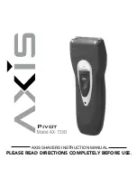 Axis Pivot AX-1330 Instruction Manual preview