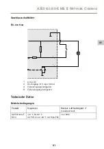 Предварительный просмотр 61 страницы Axis Q1615-E Mk II Installation Manual