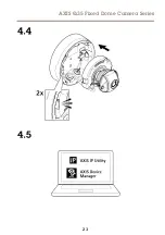 Предварительный просмотр 23 страницы Axis Q35 Series Installation Manual