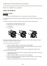 Предварительный просмотр 10 страницы Axis Q3517-SLVE Installation Manual