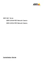 Axis Q37 Series Installation Manual preview