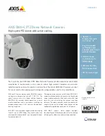 Axis Q60-C PTZ Datasheet preview