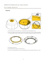 Предварительный просмотр 7 страницы Axis Q60-E Series Repainting Instructions