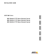 Предварительный просмотр 1 страницы Axis Q6032-C Installation Manual