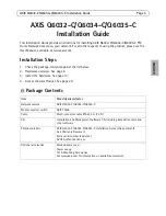 Предварительный просмотр 5 страницы Axis Q6032-C Installation Manual