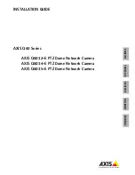 Axis Q6032-E Installation Manual preview