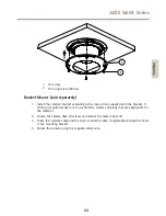 Предварительный просмотр 23 страницы Axis Q6042 PTZ Installation Manual