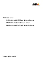 Axis Q6042 Installation Manual предпросмотр