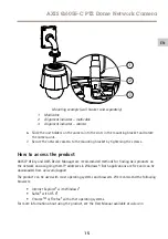 Предварительный просмотр 15 страницы Axis Q6055-C Installation Manual