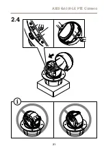 Предварительный просмотр 21 страницы Axis Q6318-LE Installation Manual