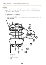 Предварительный просмотр 28 страницы Axis Q8665-LE PTZ Installation Manual