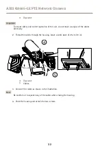 Предварительный просмотр 32 страницы Axis Q8665-LE PTZ Installation Manual