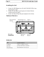 Preview for 6 page of Axis T8120 Installation Manual