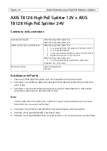 Preview for 34 page of Axis T8123-E Midspan 1-p Installation Manual