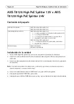 Preview for 42 page of Axis T8123-E Midspan 1-p Installation Manual