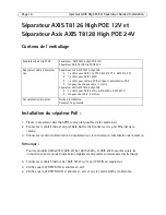 Предварительный просмотр 16 страницы Axis T8126 High PoE 12V Installation Manual