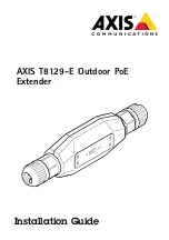 Axis T8129-E Installation Manual preview