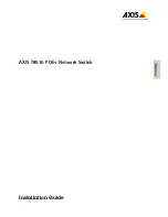 Axis T8508 PoE+ Installation Manual preview