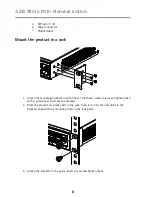 Preview for 8 page of Axis T8508 PoE+ Installation Manual