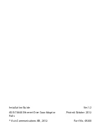 Preview for 56 page of Axis T8640 Installation Manual