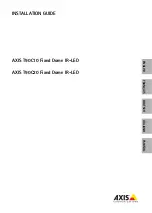 Preview for 1 page of Axis T90C Installation Manual