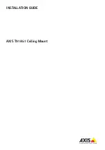 Предварительный просмотр 1 страницы Axis T91A51 Installation Manual