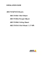 Preview for 1 page of Axis T91B61 Installation Manual