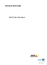 Preview for 1 page of Axis T91E61 Installation Manual