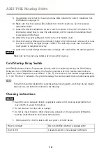 Preview for 16 page of Axis T92E series Installation Manual