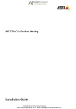 Preview for 1 page of Axis T93C10 Installation Manual