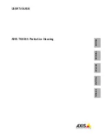 Preview for 1 page of Axis T93E05 User Manual