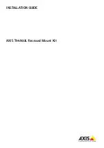 Axis T94A03L Installation Manual preview