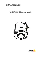 Preview for 1 page of Axis T94B01L Installation Manual