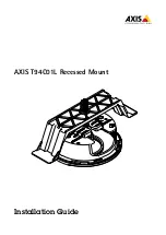 Axis T94C01L Installation Manual предпросмотр